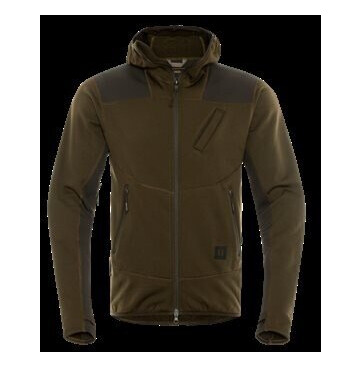 Härkila Deer Stalker Fleece Hoodie Willow Green/Shadow Brown L