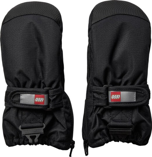 LEGO kidswear Lwaripo 703 - Mittens W/Mem. - Black - 86-92 LEGO kidswear Lwaripo 703 - Mittens W/Mem. - Black - 86-92