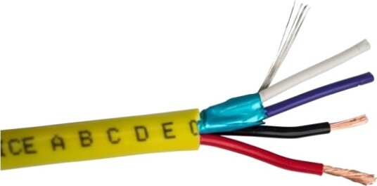 Scp Ctrl-2-Lszh, 152 M, Flerfarget, Gult, Low Smoke Zero Halogen (Lszh), Pvc, 300 V, 16/22