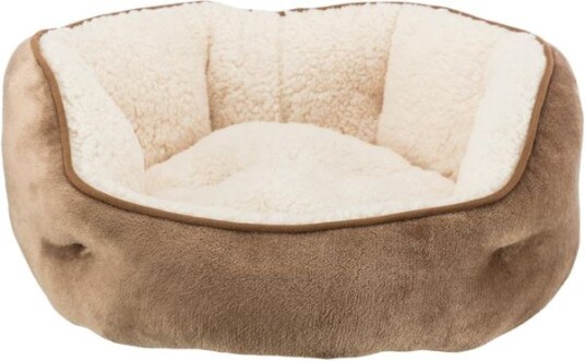 Trixie Cosma 50 cm Hundeseng i Brun Vegansk Skinn