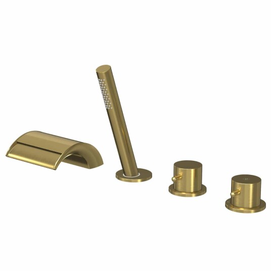 Vikingbad Oase Karkantbatteri 4-hulls Borstet Messing Vikingbad Oase Karkantbatteri 4-hulls Borstet Messing