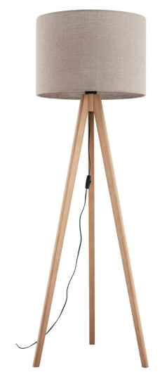Grand gulvlampe - Furu - Lin Grand gulvlampe - Furu - Lin