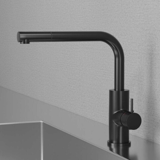 Scandtap Steel Accent 90 Kjokkenarmatur Shadow Ja