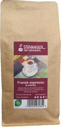 Økologisk espresso franskbrent 250g