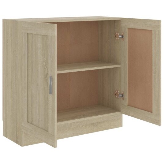 vidaXL Bokhylle sonoma eik 82,5x30,5x80 cm sponplate