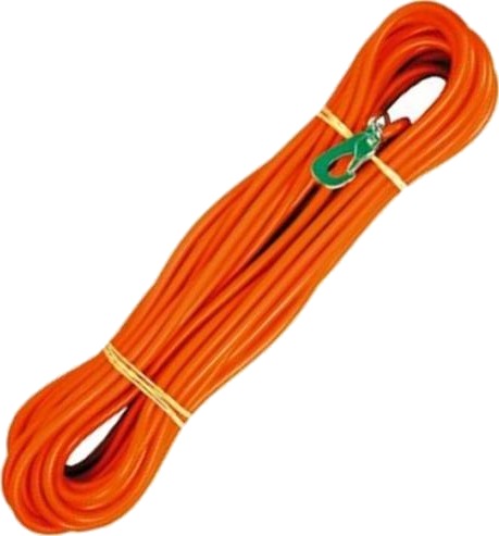 Alac Sporline 15m Gummi Oransje for Hund