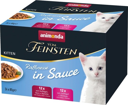 Animonda Vom Feinsten Kitten Raffinesse I Saus Våtfôr 24X85 G