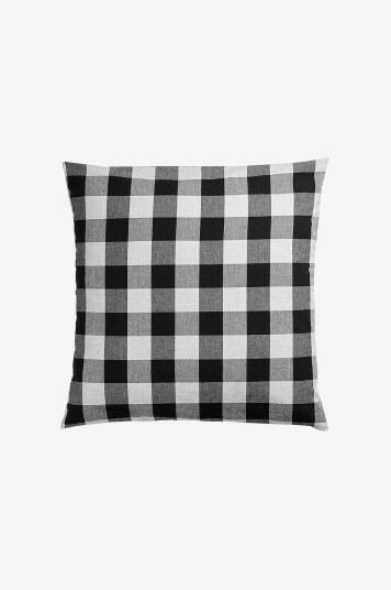 Midnatt Putetrekk Gingham Flerfarget