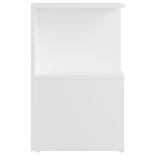 vidaXL Nattbord 2 stk hvit 35x35x55 cm sponplate