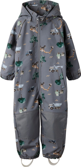 Name It Nmmalfa08 Softshell Suit Aop 1Fo Noos Blue 86