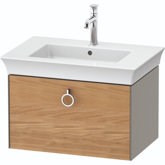 Duravit White Tulip Servantskap 1 skuff 68,4x45,8x41 cm Eik/Stengrå Matt