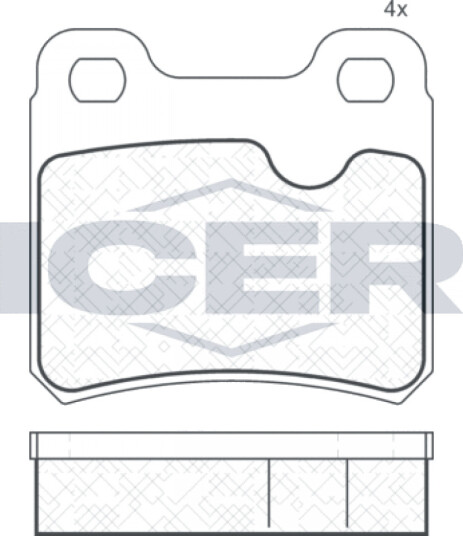 Bremseklosser sett ICER 180807