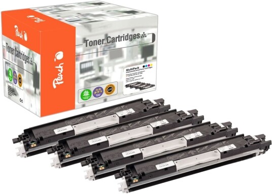 Peach-tonerkassetter som passer CE31A-serie No 126A Tonerkassett MultiPack Bk/C/M/Y for HP