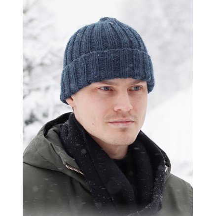 Icebound Hat by DROPS Design Lue Strikkeoppskrift str S M L XL