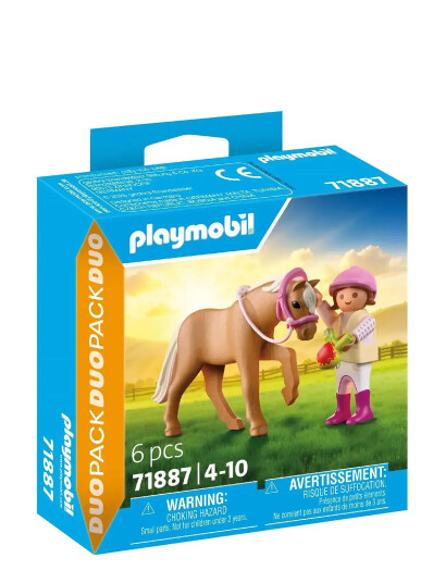 PLAYMOBIL Girl With Pony - Multi/patterned - ONE SIZE