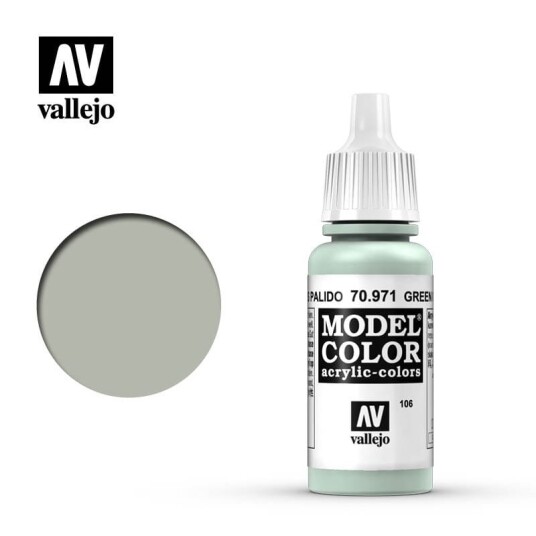 Vallejo 70.971 Light Green Grey 17ml Akryl Maling for Modellbygging