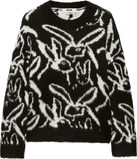 Msgm Dame Strikkevarer Svart L, Msgm Dame Strikkevarer Svart L,