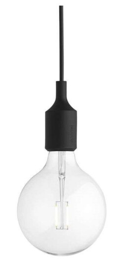 Muuto E27 Taklampe Sort Muuto E27 Taklampe Sort