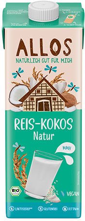 Allos Ris/kokosmelk Økologisk 1000 ml Allos Ris/kokosmelk Økologisk 1000 ml