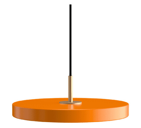 Umage Asteria Plus Mini Taklampe Shade Oransje/ Messing Umage Asteria Plus Mini Taklampe Shade Oransje/ Messing