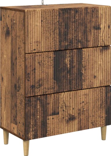vidaXL Skuffeskap Gammelt tre 66 x 34,5 x 90 cm Konstruert tre vidaXL Skuffeskap Gammelt tre 66 x 34,5 x 90 cm Konstruert tre