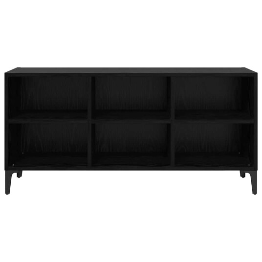 TV skap Svart 69.5 x 30 x 50 cm Konstruert tre TV skap Svart 69.5 x 30 x 50 cm Konstruert tre