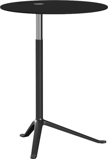 Fritz Hansen Little Friend KS11 Sidebord Justerbar Høyde Sort/ Pulverlakkert Aluminium