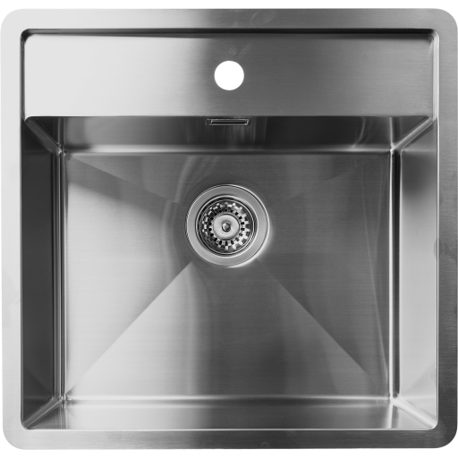 Secher Kolding 500 BK1 MB kjøkkenvask 55x53 cm rustfritt stål