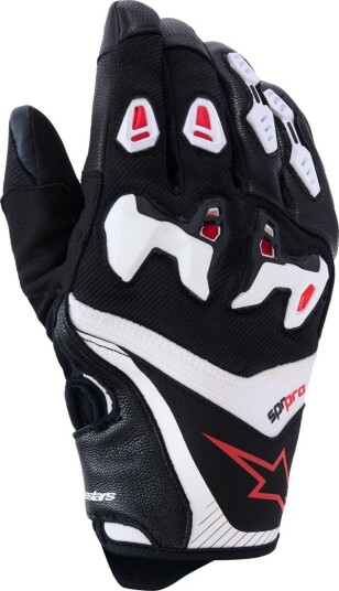 MC-Hansker Alpinestars SP-R Pro Svart /Hvit /Klar Rød 3XL MC-Hansker Alpinestars SP-R Pro Svart /Hvit /Klar Rød 3XL