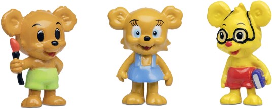 Bamse Nalle-Maja og Brum Figursett - 76 mm - Multi Bamse Nalle-Maja og Brum Figursett - 76 mm - Multi
