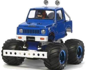 Tamiya 58576 1/10 Suzuki Jimny Wheelie Blue WR 02 Kit Tamiya 58576 1/10 Suzuki Jimny Wheelie Blue WR 02 Kit