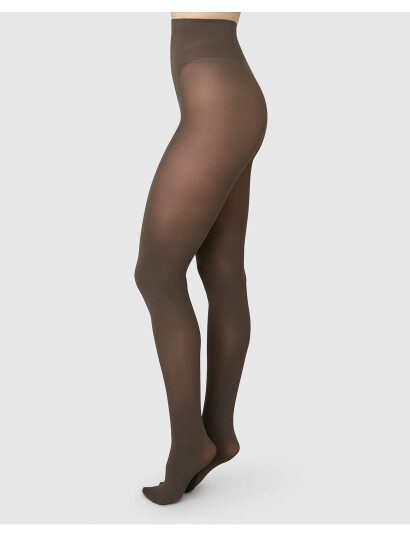 Swedish Stockings Olivia Premium Tights - Brown - L