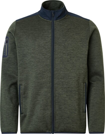 Abacus M Arden Midlayer Fullzip Golfgenser herre 537 Forest Melange XX Large