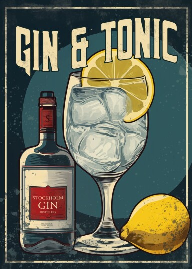 Plakat Gin & Tonic