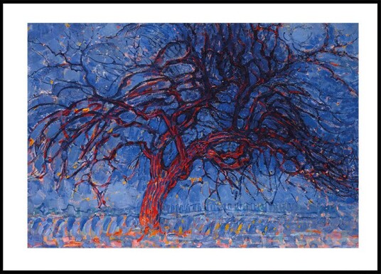 The Red Tree By Piet Mondrian Plakat Plakat / 21x30cm
