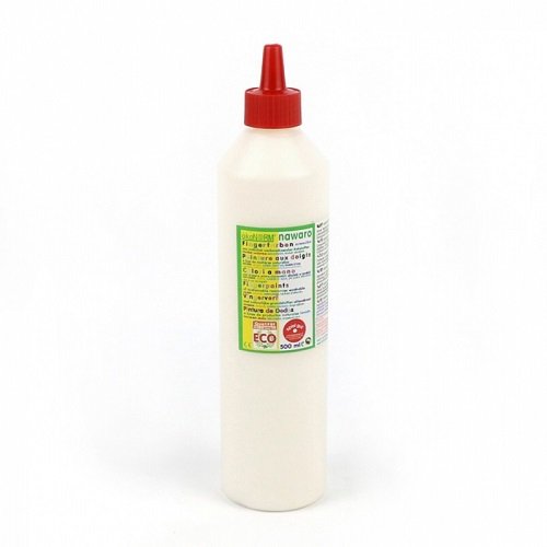 ökoNORM | Fingermaling i flaske - 500 ml. Hvit