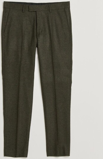 Tiger of Sweden Tenuta Wool Flannel Suit Trousers Muted Canopy Tiger of Sweden Tenuta Wool Flannel Suit Trousers Muted Canopy