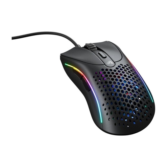 Glorious Model D 2 Kablet Gamingmus Ergonomisk Svart med RGB-belysning