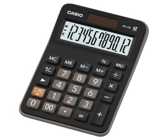 Casio Mx-12B, Lomme, Grunnleggende, 12 Sifre, Batteri/Solcelle, Sort Casio Mx-12B, Lomme, Grunnleggende, 12 Sifre, Batteri/Solcelle, Sort