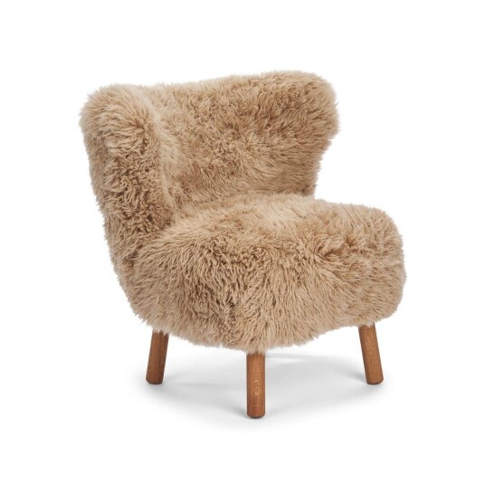 Natures Collection Emily Lounge Chair Langhåret Honning Eik