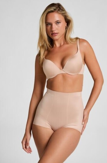 Hunkemöller Skulpterende scubatruse høyt liv Beige