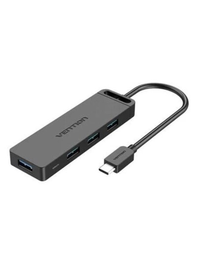 Vention 5 in 1 USB Hub USB A / USB C 0.15m Black TGKBB