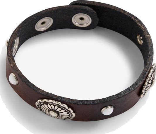 Alberto Luti Bracelet leather OS brun herre