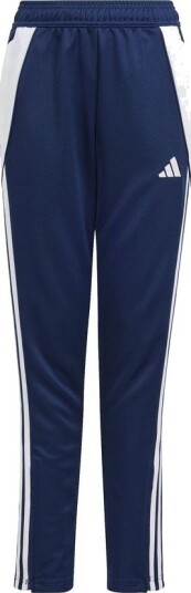adidas Treningsbukser Tiro 24 Slim   Navy/hvit Barn størrelse 116 cm