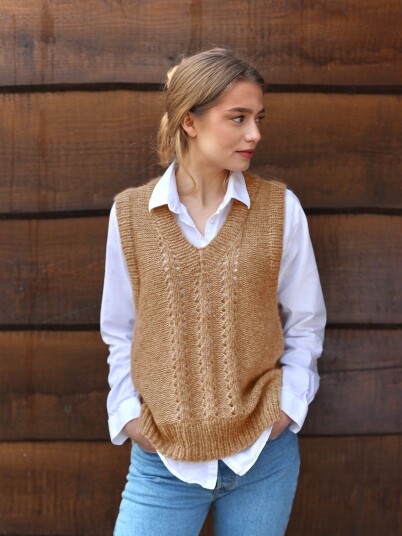 EAST vest camel EAST vest camel