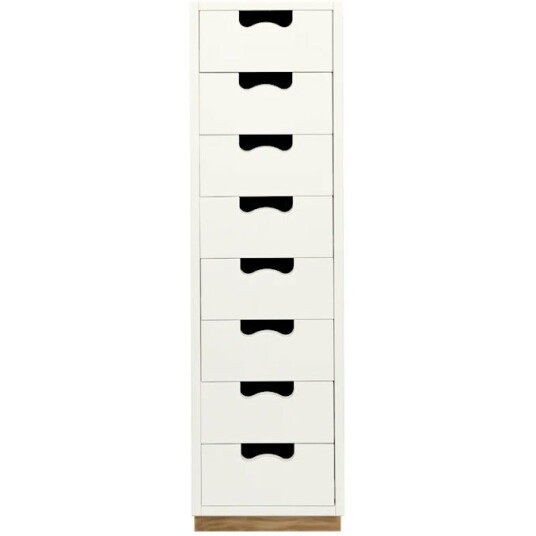 Asplund Snow J8 Kommode Hvit Asplund Snow J8 Kommode Hvit