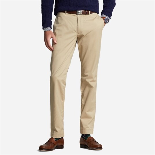 Ralph Lauren Stretch Slim Fit Chino Pant - Classic Khaki Beige 38/32