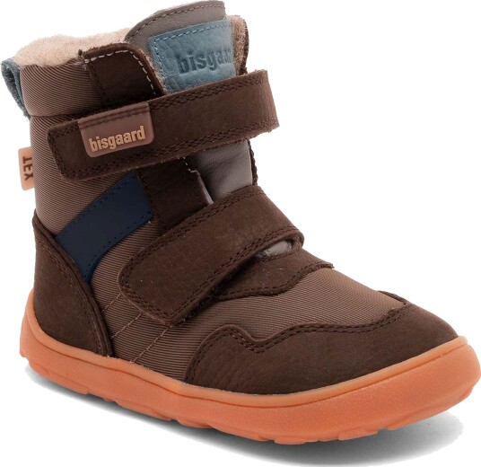 Bisgaard Timo Tex Barefoot Vintersko, Dark Brown, 22