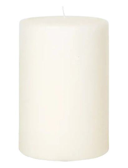 Broste Copenhagen Church Pillar Candle - Cream - H:15CM