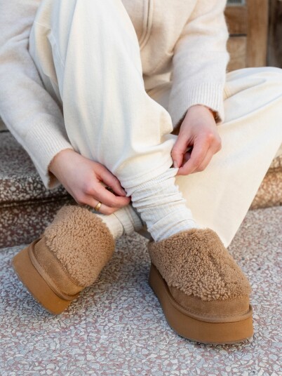 Roberto Rosso Cabot Curly Wool Beige 39